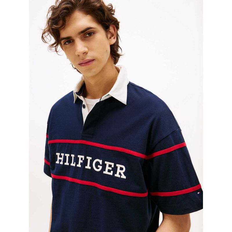 Tommy Hilfiger Americana Colourblock SS Rugby image number 2